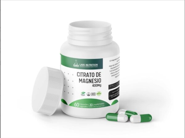 Citrato de Magnesio 400 mg (60 capsulas)