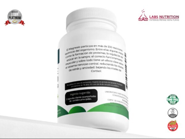 Citrato de Magnesio 400 mg (60 capsulas) - Image 4