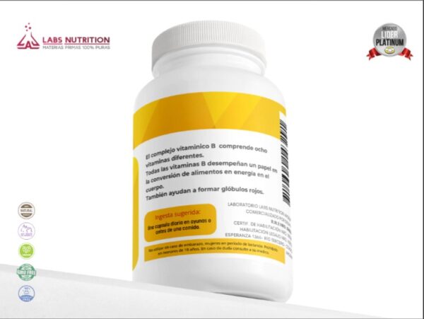 Complex B - Complejo vitamínico B (30 capsulas) - Image 5