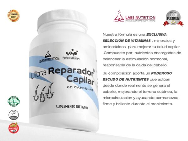 Ultra Reparador Capilar (60 caps.) - Image 2
